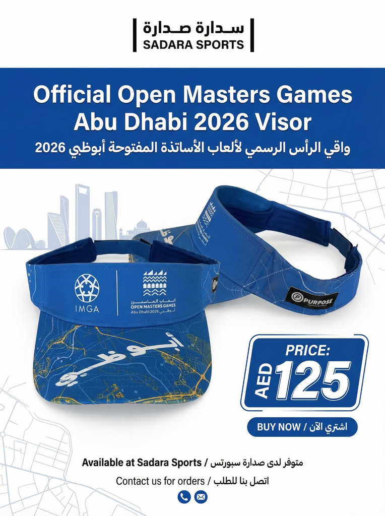 Official Open Masters Games Abu Dhabi 2026 Visor