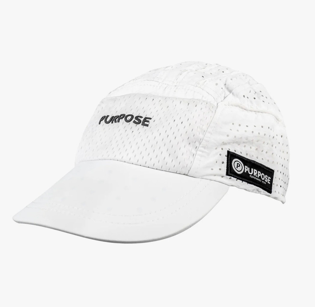 [GLACIER HATARCTIC WHITE] PURPOSE GLACIER HAT WITH ULTRA COOL TECH (ARCTIC WHITE)