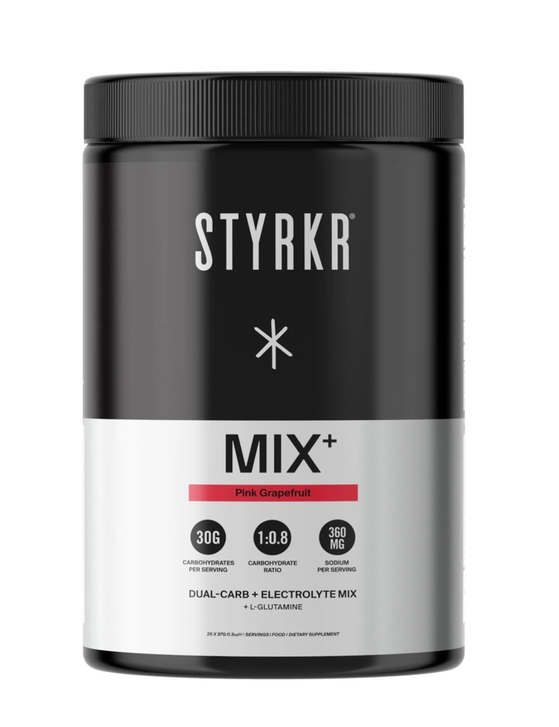 STYRKR MIX+Dual-Carb & Electrolyte Drink Mix-(Pink Grapefruit)