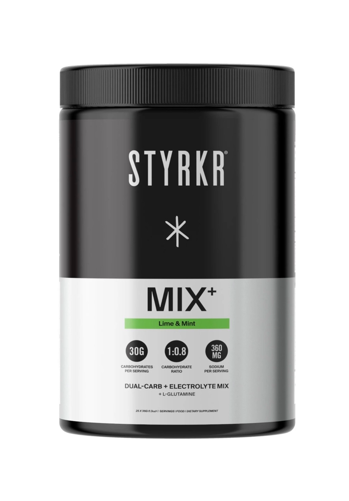 STYRKR MIX+Dual-Carb & Electrolyte Drink Mix-(Lime & Mint)